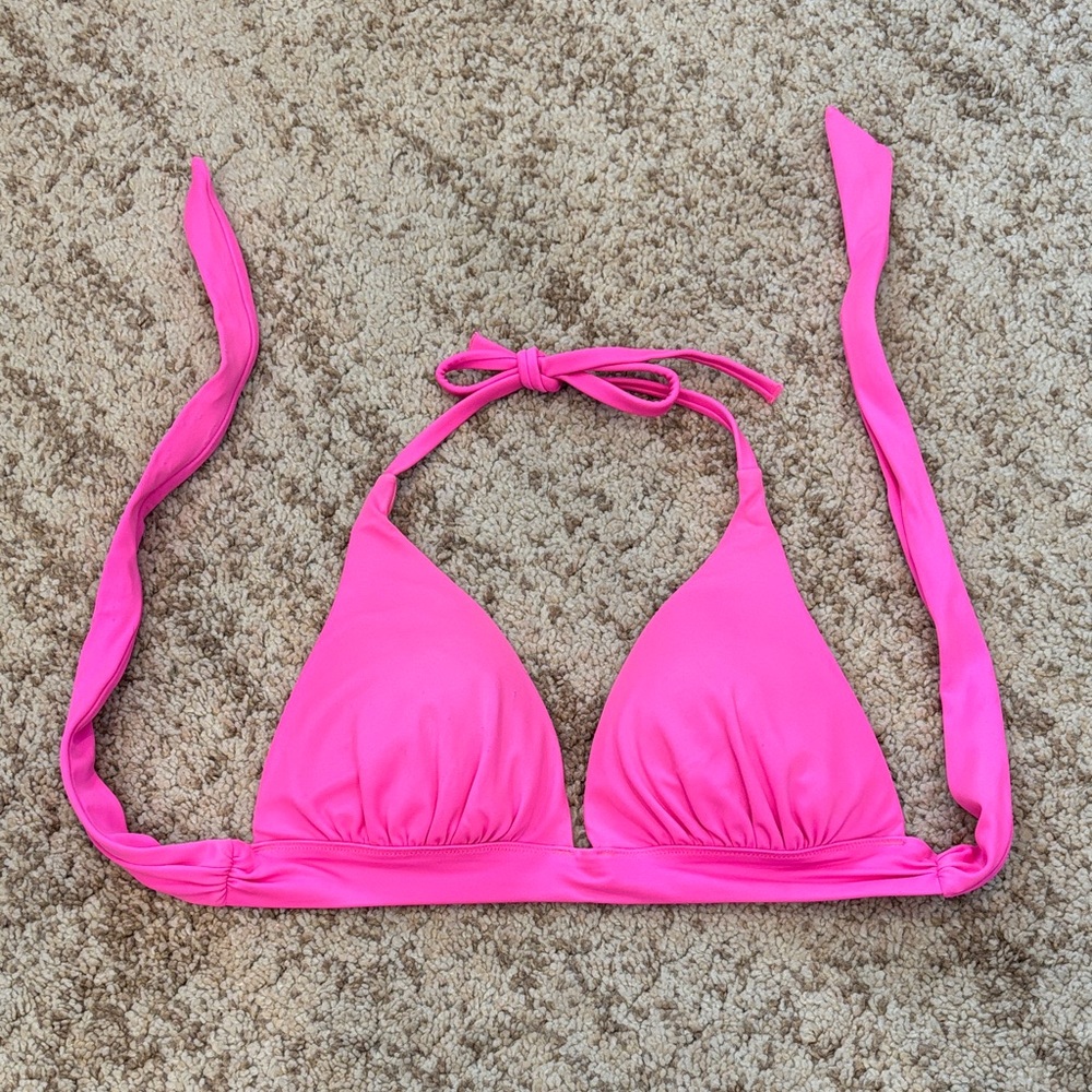 Victoria's Secret Neon Pink Bikini Top